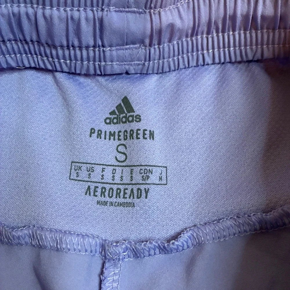 Adidas Mens Aeroready Primegreen Shorts Purple Lavender Zipper Pockets S